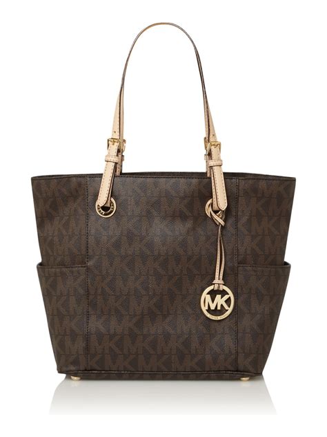 michael kors jet set monogram neoprene tote|MICHAEL Michael Kors Jet Set Monogram Metallic Crossbody Bag.